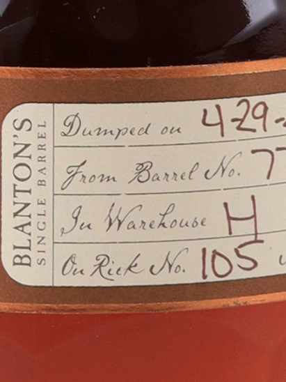Blanton's Straight from the Barrel 62.5%