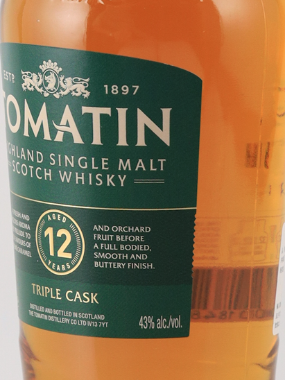 Tomartin 12 Years Triple Cask [Parallel Import]