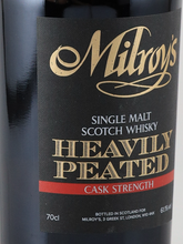 Load image into Gallery viewer, Milroy's Heavily Peated Cask Strength Batch 1 61.1%