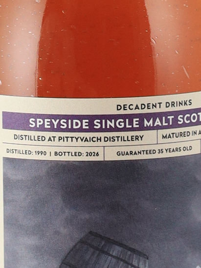Whiskyland Pittyvaich 35 Years Old 1990 44.3%