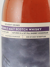 Load image into Gallery viewer, Whiskyland Pittyvaich 35 Years Old 1990 44.3%