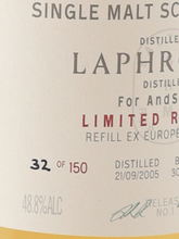 Load image into Gallery viewer, Saltire Rare Malt Laphroaig 20 Years 2005 for AndSpirits 48.8%