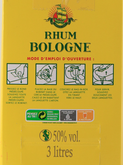 Rum Bologne Blanc CUBI 3L