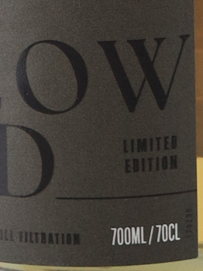 The Epicurean Peated Edition (defective label)