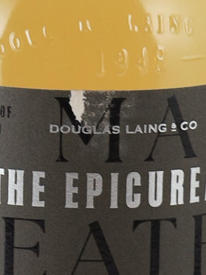 The Epicurean Peated Edition (defective label)