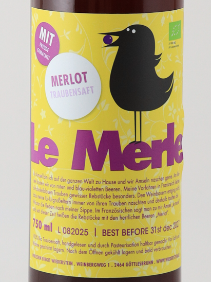 Wiederstein Le Merle Grape Juice 2025