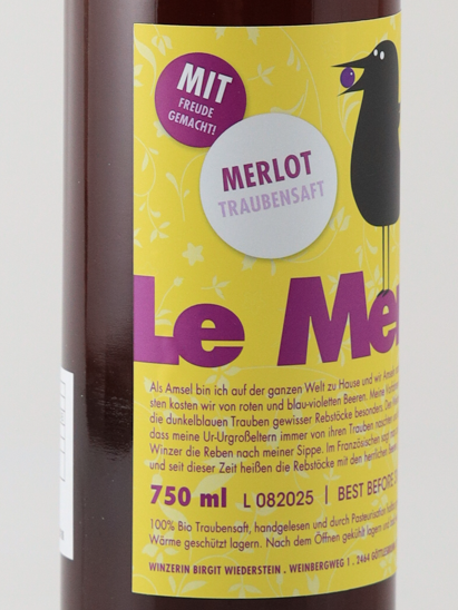 Wiederstein Le Merle Grape Juice 2025