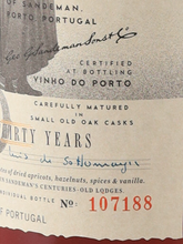 Load image into Gallery viewer, Sandeman Tawny Port 30 Years