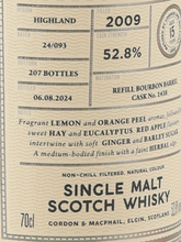 Load image into Gallery viewer, Gordon &amp; Macphail Cask Strength Tomatin 15 Years Old 2009 52.8%