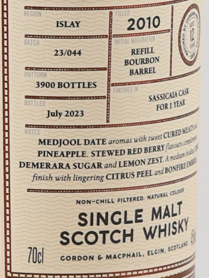 Gordon & Macphail Wood Finish Caol ila 12 Years 2010 45%
