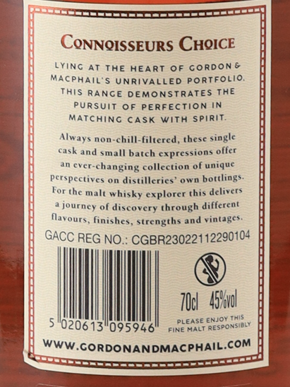 Gordon & Macphail Wood Finish Caol ila 12 Years 2010 45%