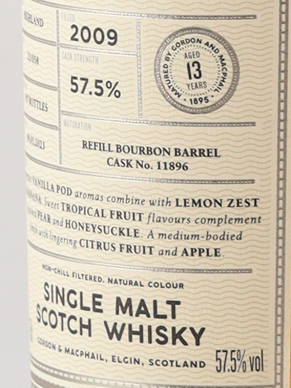 Gordon & Macphail Cask Strength Macduff 13 Years Old 2009 57.5%