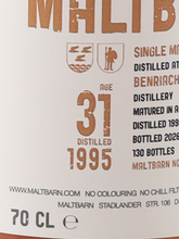 Load image into Gallery viewer, Maltbarn Benriach 31 Years Old 1995 49.6%