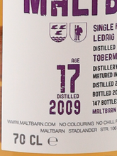 Load image into Gallery viewer, Maltbarn Ledaig 17 years 2009 52.9%