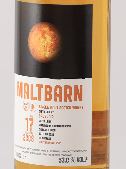 Maltbarn Balblair 17 Years Old 2008 53%