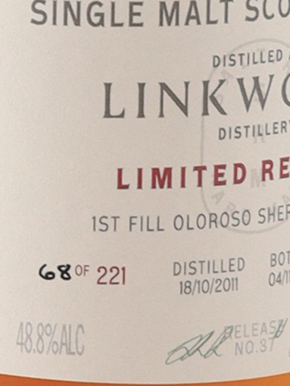 Saltire Rare Malt Linkwood 14 Years 2011 48.8%