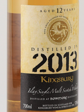 Load image into Gallery viewer, Kingsbury Gold Bowmore 12 Years 2013 57%