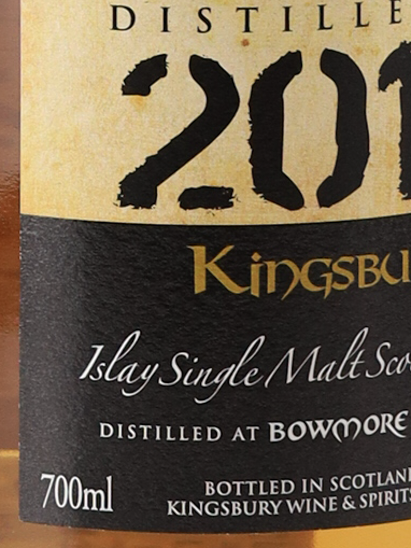 Kingsbury Gold Bowmore 12 Years 2013 57%