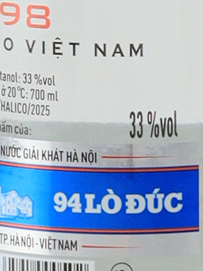 Vodka Hanoi 33% 700ml - image 6