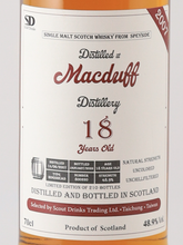 Load image into Gallery viewer, Scout Drinks Macduff 18 Year Old 2007 48.9% - image 2