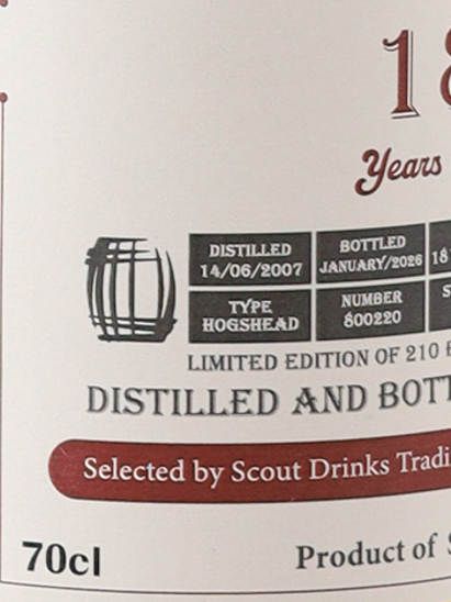 Scout Drinks Macduff 18 Year Old 2007 48.9% - image 6