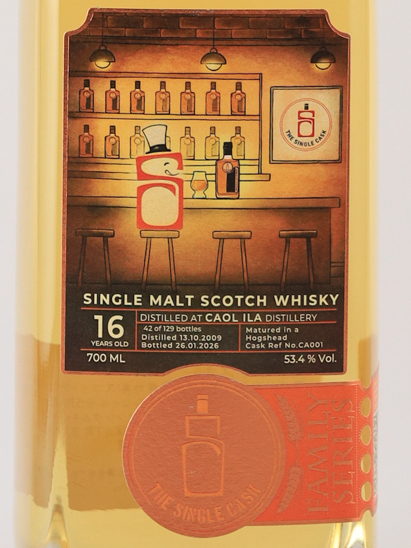 The Single Cask Caol Ila 16 Year Old 2009 53.4% 700ml - image 4