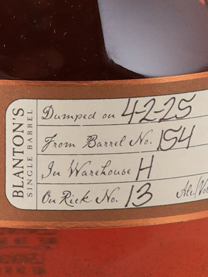 Blanton's Straight from the Barrel 64.8% - image 6