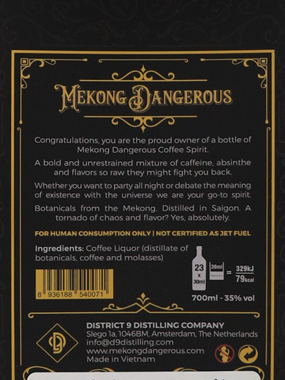 Mekong Dangerous Coffee Absinthe Liqueur - image 8