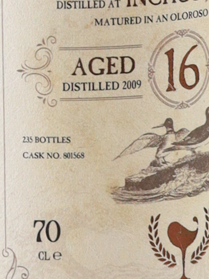 The Whiskyfind Ode To Immortality Inchgower 16 Year Old 2009 56.6% - image 5