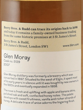 Load image into Gallery viewer, BB&amp;R Glen Moray 9 Year Old 2007 46% - image 9
