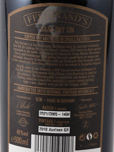 Load image into Gallery viewer, Ferdinand's Saar Dry Gin Goldcap 2021 49% - image 10