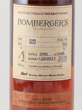 Load image into Gallery viewer, Michter's Bomberger's Declaration Bourbon Whisky 2026 Release - image 2