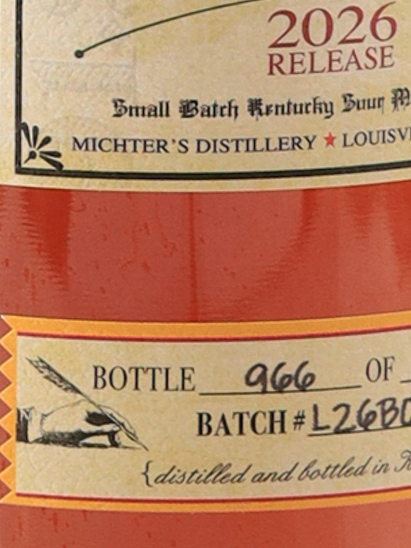 Michter's Shenk's Homestead Sour Mash Whiskey 2026 Release - image 6