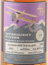 Load image into Gallery viewer, Infrequent Flyers Glenrothes 16 Year Old 2009 58.1% - image 3