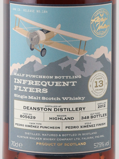 Infrequent Flyers Deanston 13 Year Old 2012 57.9% - image 3