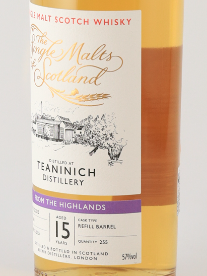 The Single Malts of Scotland Teaninich 15 Year Old 2010 57.0% (Damaged Box) - image 5