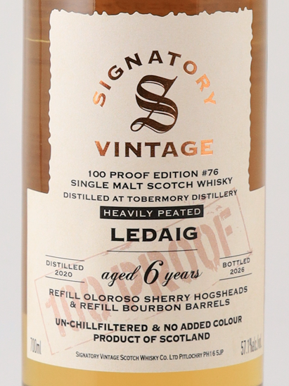 Signatory Ledaig 6 Year Old 2020 57.1% 700ml - image 2