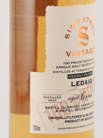 Signatory Ledaig 6 Year Old 2020 57.1% 700ml - image 3