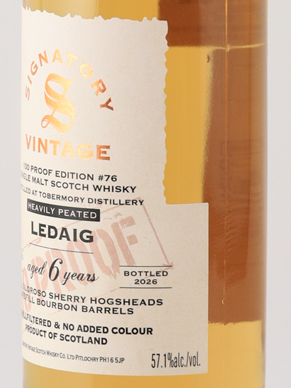 Signatory Ledaig 6 Year Old 2020 57.1% 700ml - image 4