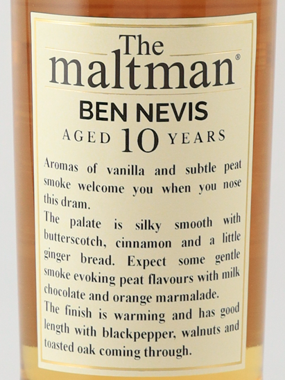 The Maltman Ben Nevis 10 Year Old 2015 55.2% - image 8