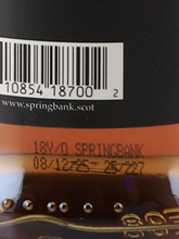 Load image into Gallery viewer, Springbank 18 Year Old 2025 Release (Parallel Import) (Label Defect) - image 8