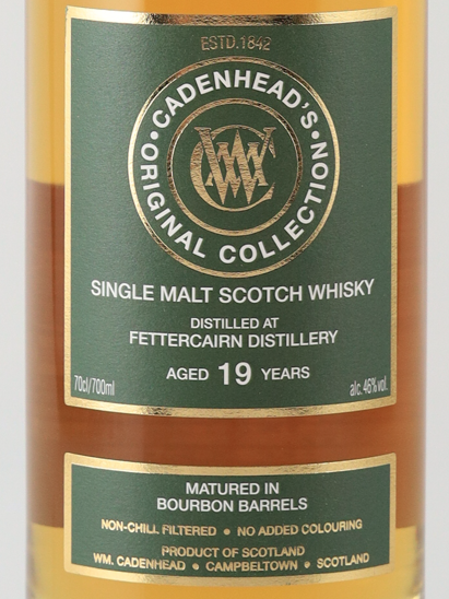 Cadenhead's Original Collection Fettercairn 19 Year Old 46% - image 2
