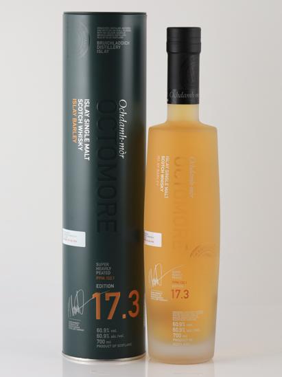 Octomore 17.3 Islay Barley 60.9% 700ml (Bottle Scuffs) - image 2
