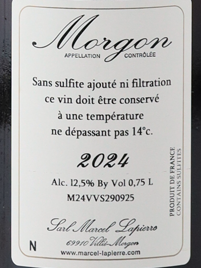 Marcel Lapierre Morgon 2024 750ml - image 5