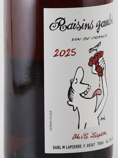 Marcel Lapierre Raisins Gaulois 2025 750ml - image 3