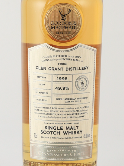 Connoisseurs Choice Cask Strength Glen Grant 26 Year Old 1998 49.9% - image 3
