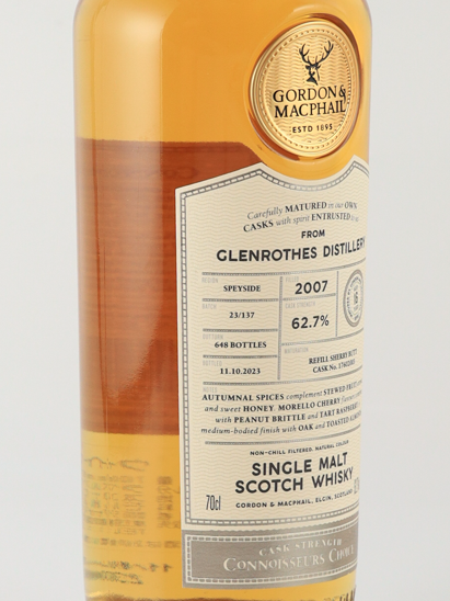 Connoisseurs Choice Cask Strength Glenrothes 16 Year Old 2007 62.7% - image 4