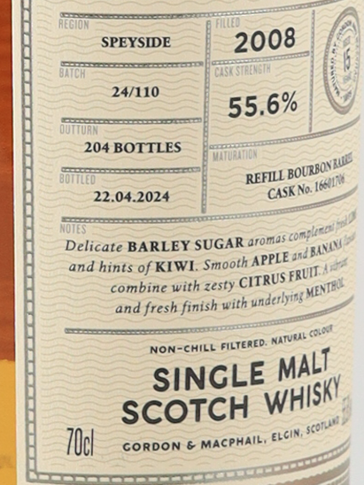 Connoisseurs Choice Cask Strength Glen Spey 15 Year Old 2008 55.6% - image 6