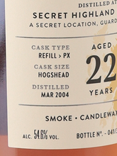Load image into Gallery viewer, Master of Malt Secret Highland 22 Year Old 2004 54.6% - image 5