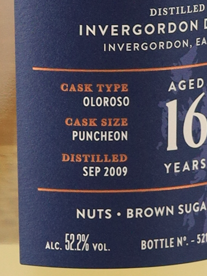 Master of Malt Invergordon 16 Year Old 2009 52.2% - image 5